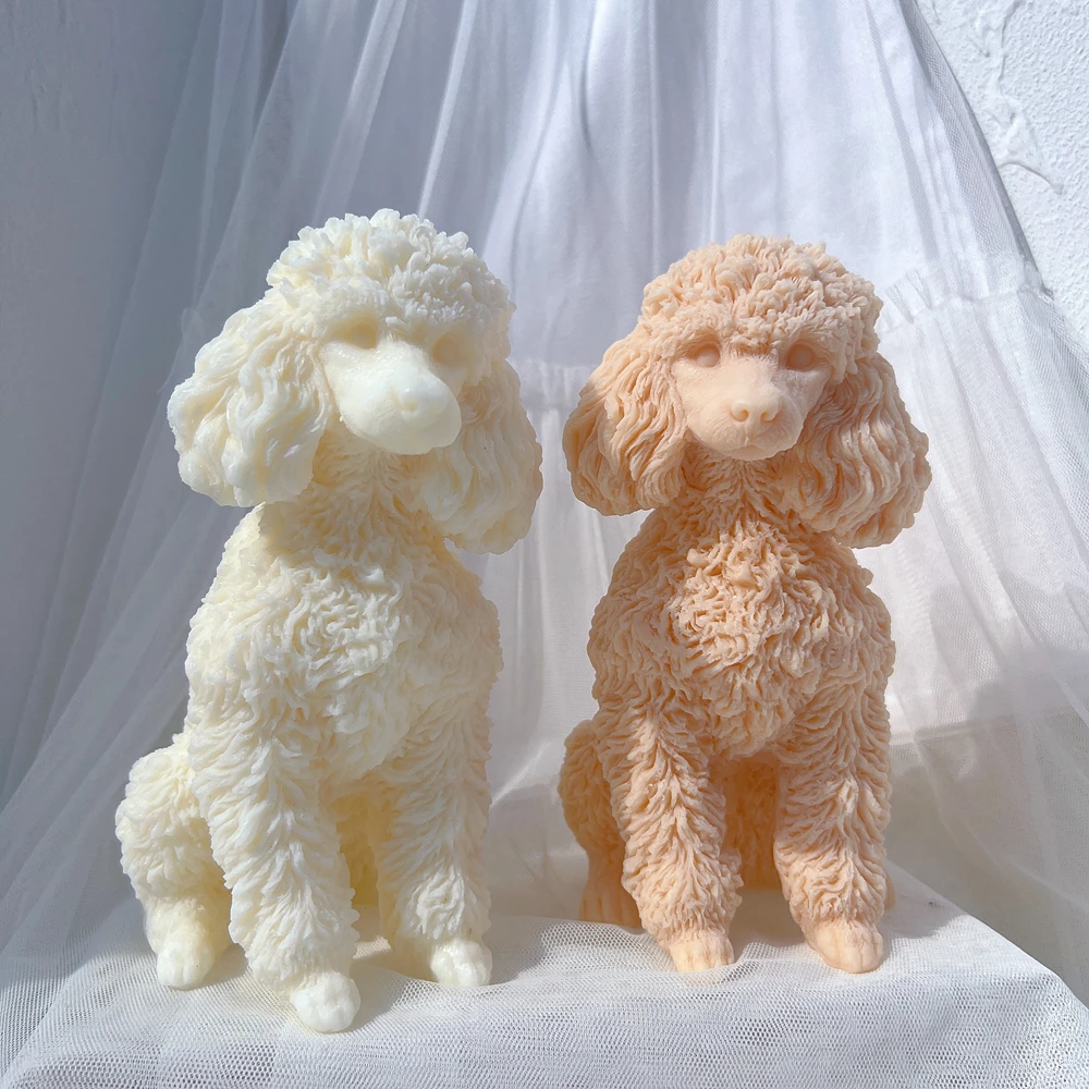 Create Adorable Poodle Puppy Candles at Home with This Easy Silicone Mold