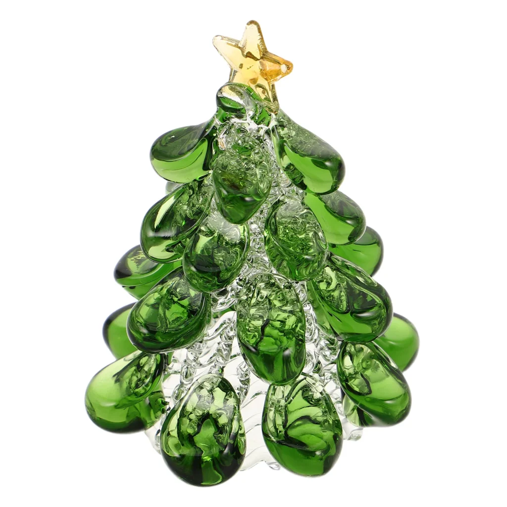 Elevate Holiday Ambiance with a Stunning Glass Christmas Tree Centerpiece Review