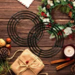 Durable Metal Wreath Rings for Easy Holiday and Seasonal Crafting Projects