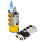 Discover the Ultimate Three-Flame Torch Lighter for Precision Cigar Lighting