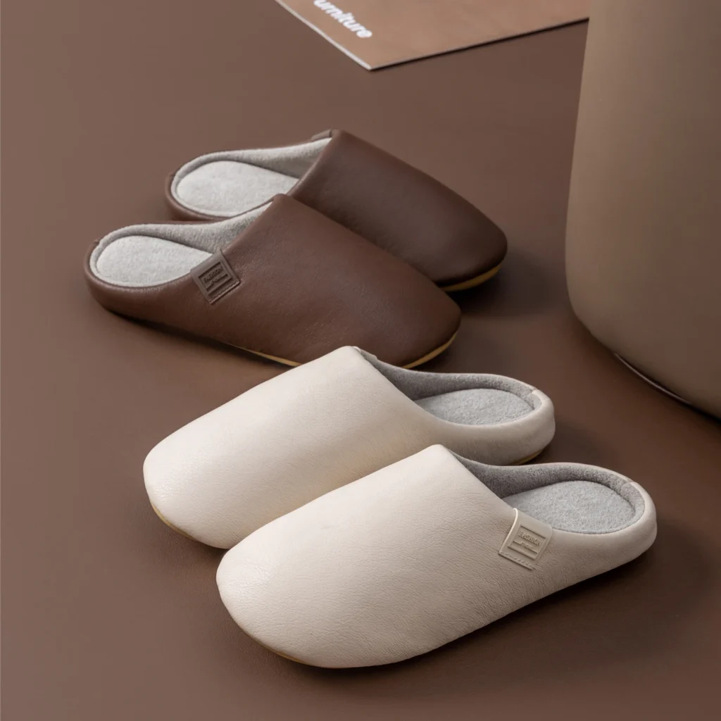 In-Depth Review & Buyer Guide: Women’s Winter Slippers, Fuzzy-Lined House Shoes with Non-Slip Sole, Soft Leather-Look Waterproof Slip-Ons for Indoor Comfort – Product Review