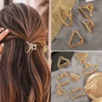 Stylish Gold Hair Claws for Secure Hold and Everyday Elegance